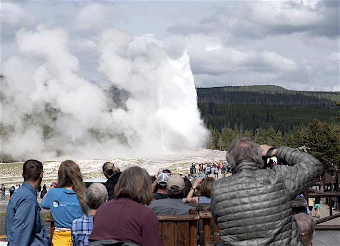 Old Faithful Crowds in Yellowstone National Park/Patrick Cone