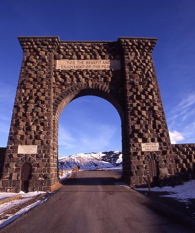 Roosevelt Arch at Yellowstone/NPS