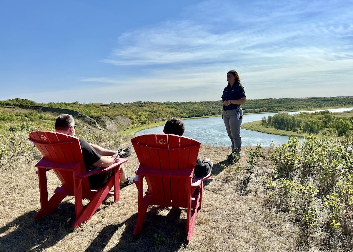 The landscape at Batoche National Historic Site in Saskatchewan.