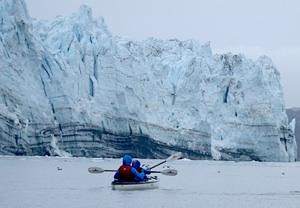 Sea kayaking to Marjorie Glacier in Glacier Bay NP/Marcelle Shoop