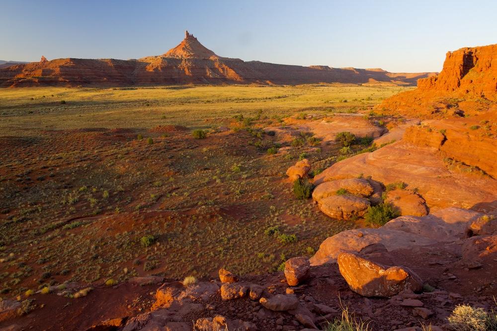 Red rock desert landscape