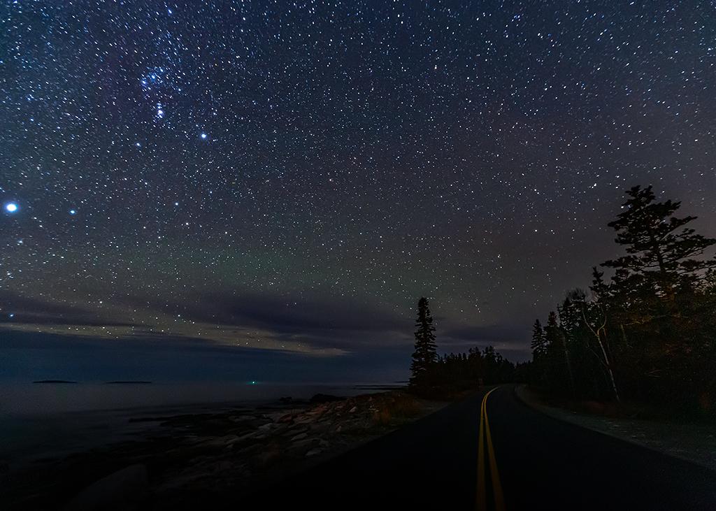 The road to the stars, Acadia National Park / Rebecca Latson