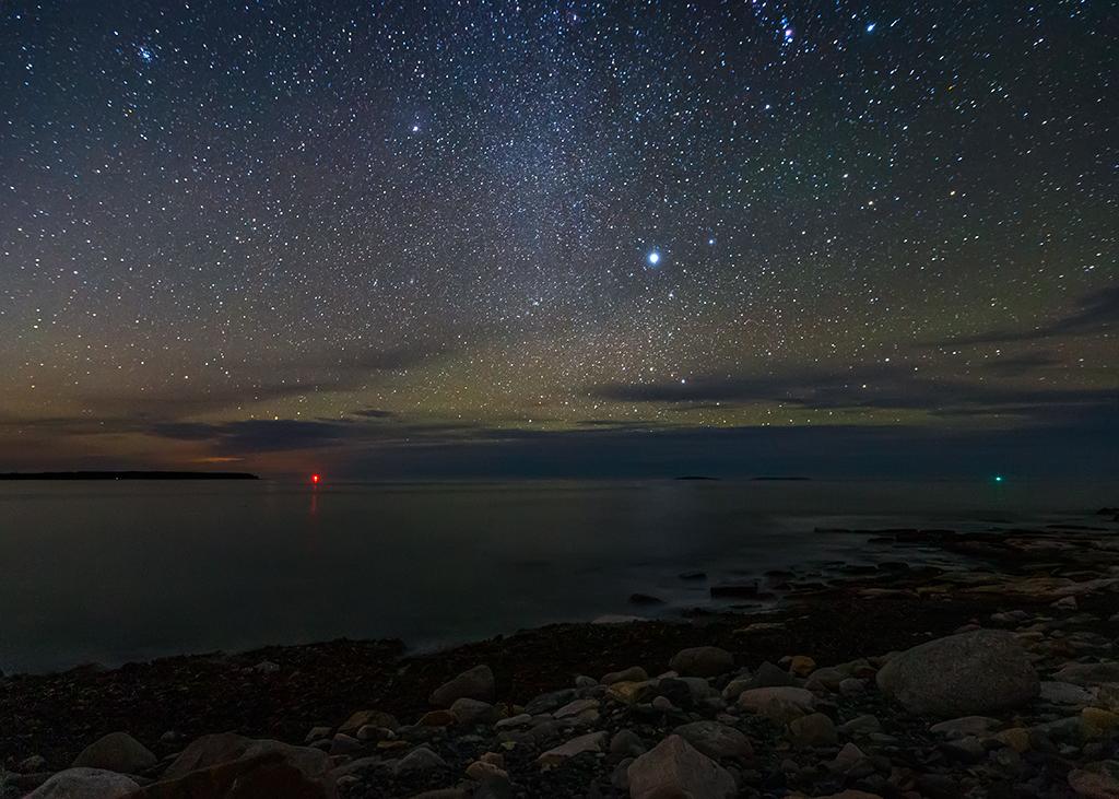 Beneath the starry sky, Acadia National Park / Rebecca Latson
