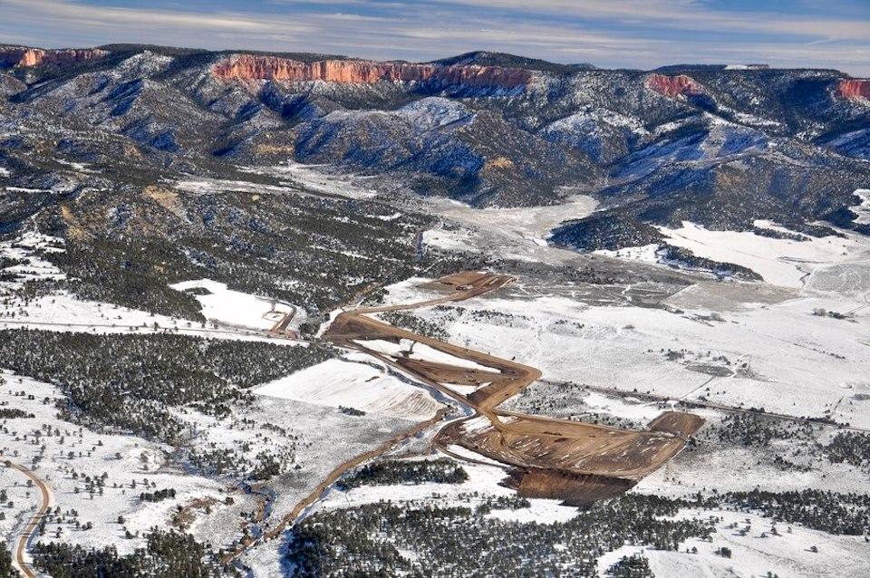 Aerial view of Alton Coal's Coal Hollow Mine site/Southern Utah Wilderness Association