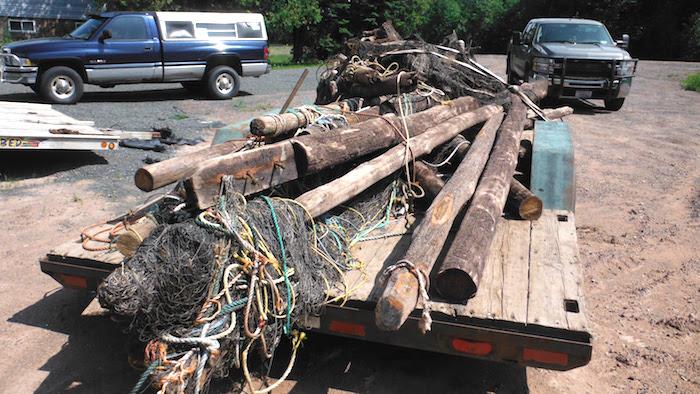 Recovered gill net at Apostle Islands National Lakeshore/NPS