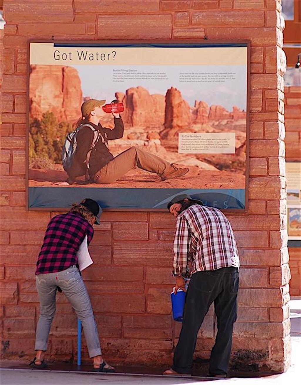 While other agencies are moving quickly to end sales of disposable plastic bottles, the National Park Service has a ten-year -plan/Kurt Repanshek file