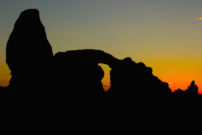 Turret Arch Sunset at Arches National Park/NPS, Kait Thomas