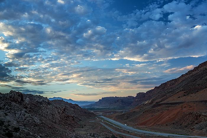 Looking Back Toward Moab