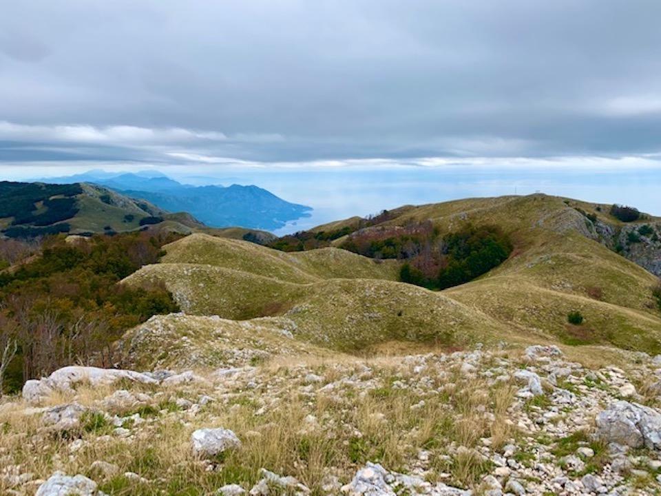 The Babina Glava loop trail weaves across the hills above the Adriatic Sea in Montenegro/Rita Beamish