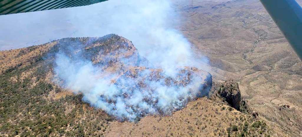 A small fire in the backcountry of Big Bend National Park was quickly put out by park crews/NPS