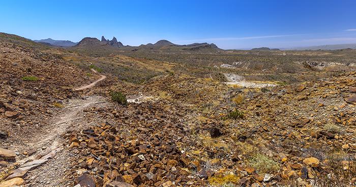 The Trail Toward Mule Ears Peak