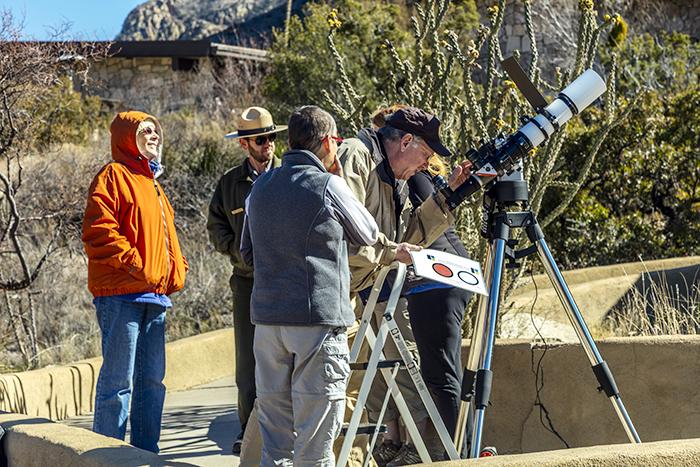 Viewing Sunspots and Solar Flares Through A Telescope