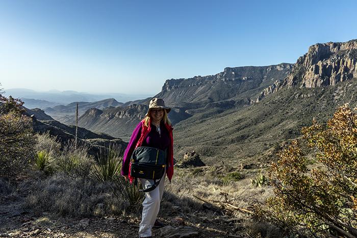 The Photographer On Lost Mine Trail - No Flash, Big Bend National Park