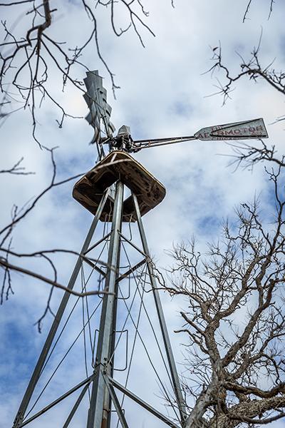 Windmill At The Sam Nail Ranch