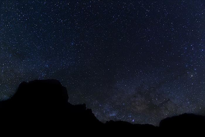 Night Sky Over Casa Grande