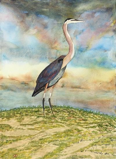 jonathan lisonbee, art, painting, watercolor, nature, national park, bighorn canyon
