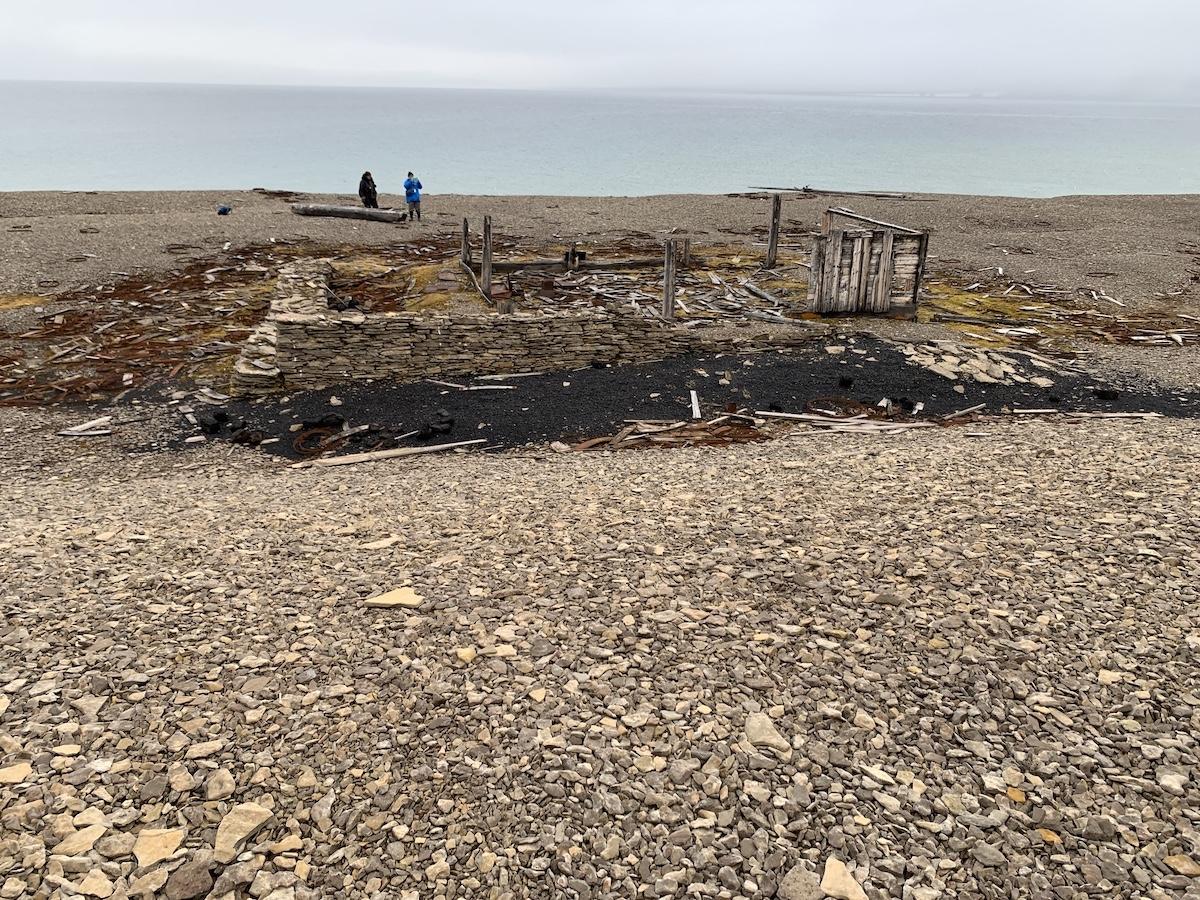 The ruins of Northumberland House on Beechey Island.