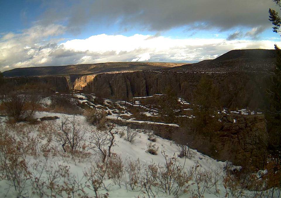 The ear the South Rim Campground looking towards Grizzly Ridge on the North Rim/NPS webcam