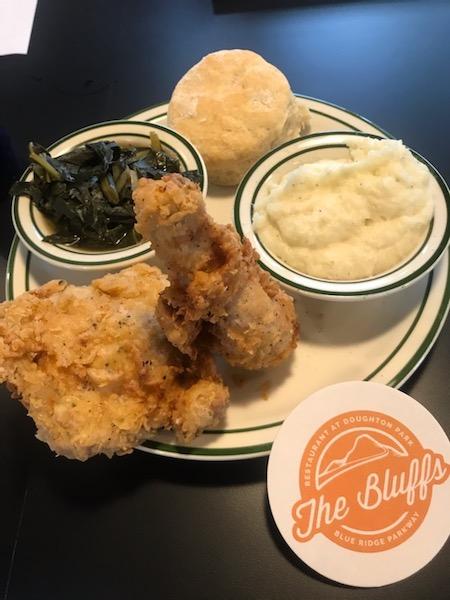 Fried chicken will be on the menu when The Bluffs reopens.