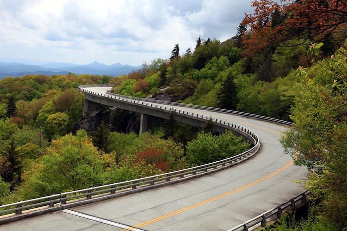 The Linn Cove Viaduct along the Blue Ridge Parkway/NPS