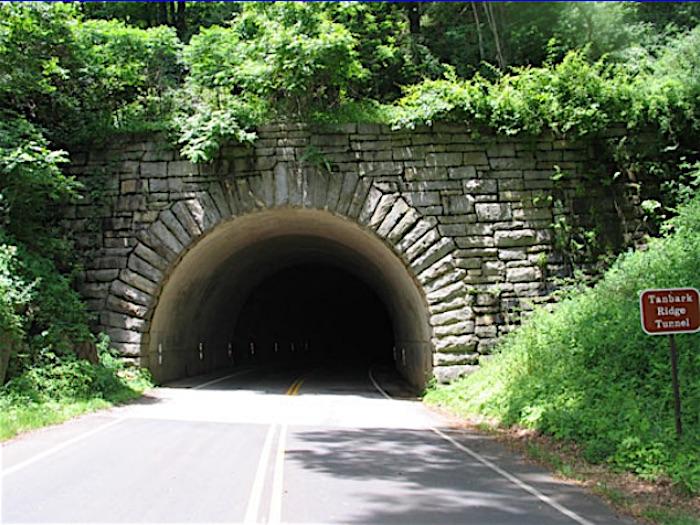 Tanbark Tunnel, Blue Ridge Parkway/NPS