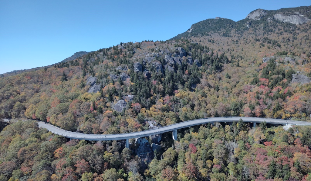 About 20 miles of the Blue Ridge Park in the Blowing Rock, North Carolina, area reopened to traffic Wednesday/NPS 