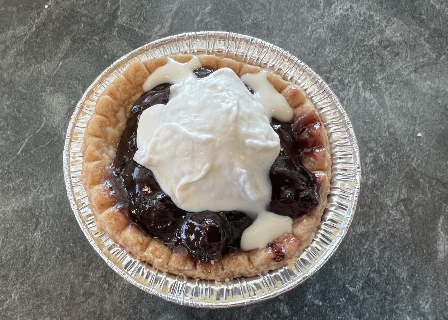 The Saskatoon berry tart from the Batoche café is made with a local berry long loved by the Métis.