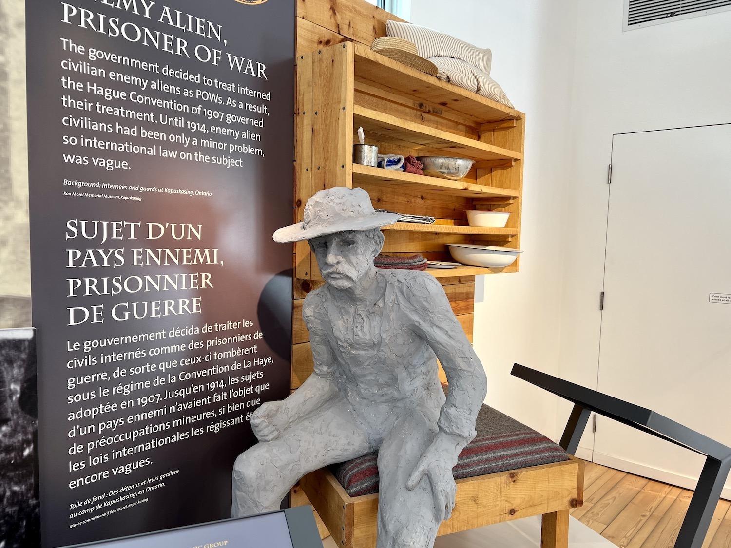 Tucked behind the main building at Cave and Basin is a one-room exhibit about how Canada treated interned civilian enemy aliens as POWs during the First World War, in places that included Banff National Park.