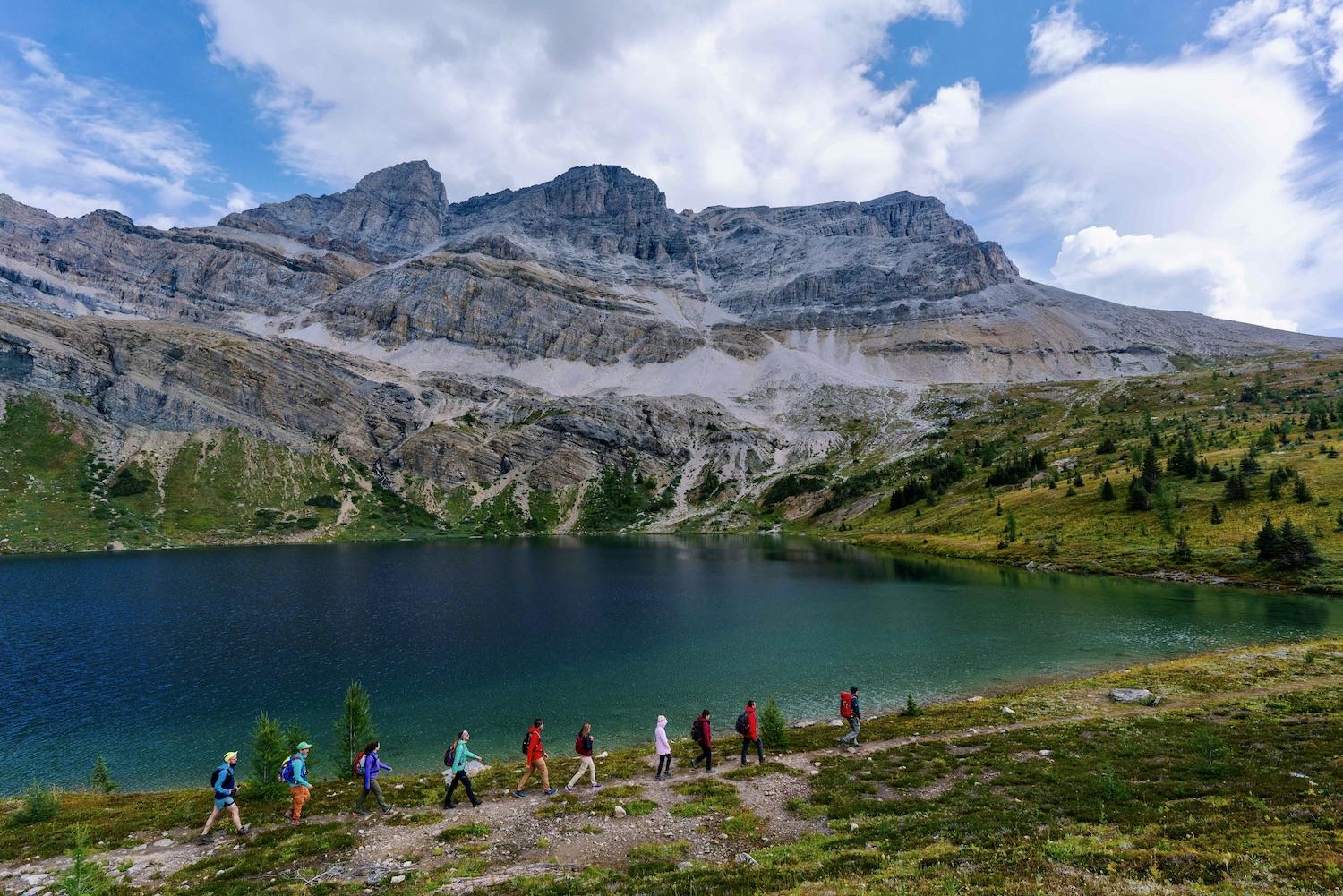 In 2022, Parks Canada offered guided conservation hikes to Hidden Lake.