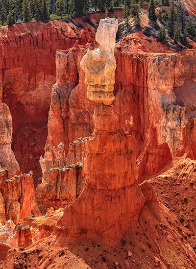 A red-rock hoodoo, Bryce Canyon National Park / Rebecca Latson