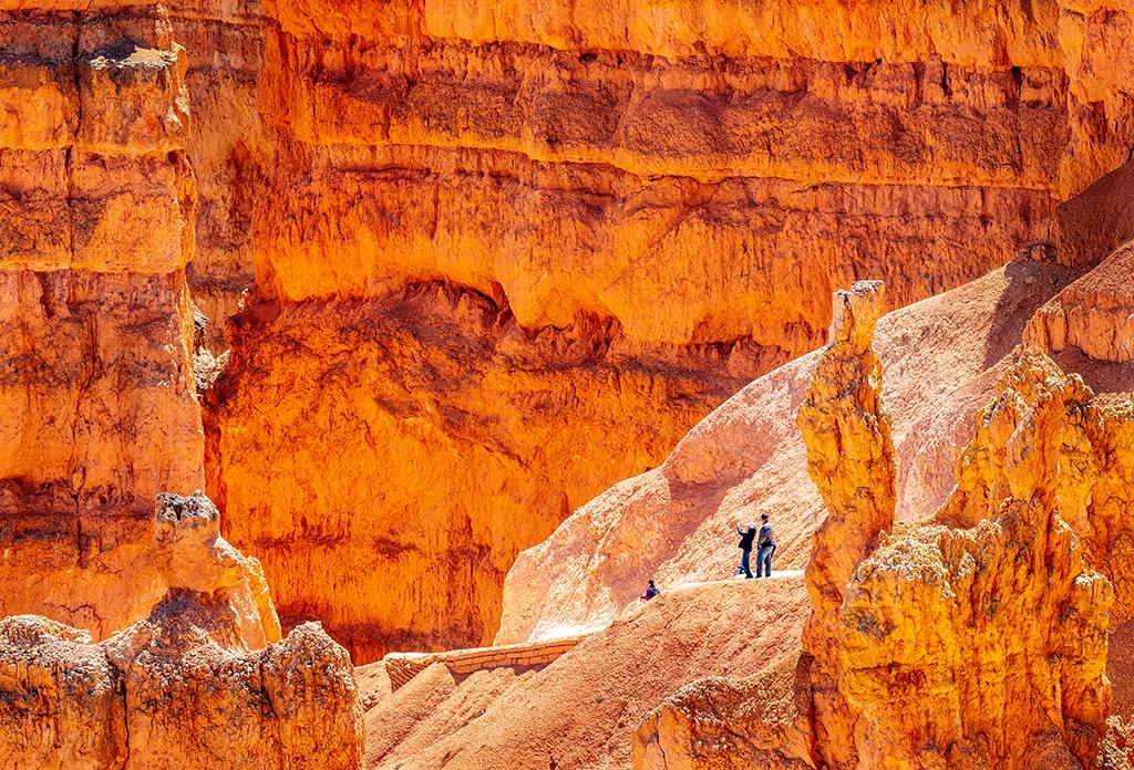 A little scale and perspective along the trail in Bryce Canyon National Park / Rebecca Latson