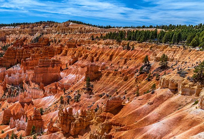 A view of Bryce Amphitheater and the rim trail, Bryce Canyon National Park / Rebecca Latson