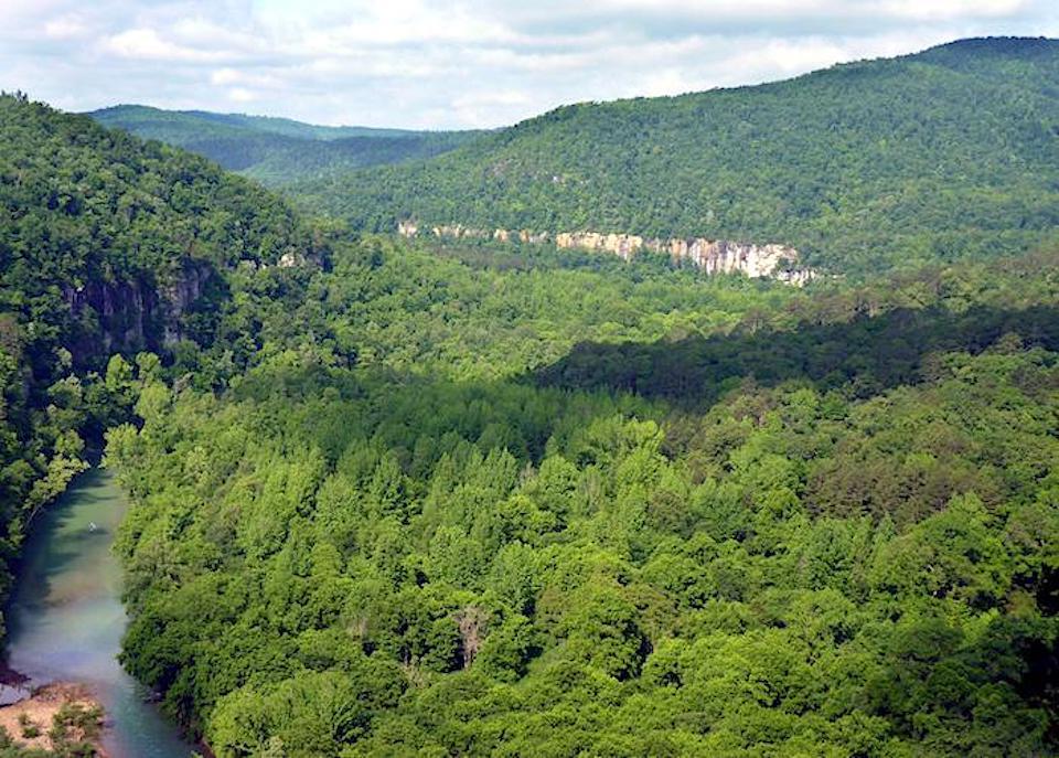 The state of Arkansas is purchasing a conservation easement that will put a hog farm upstream of Buffalo National River out of business/NPS file
