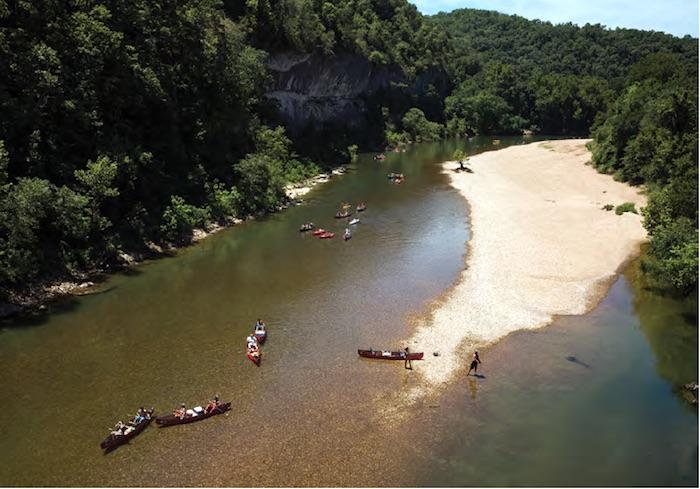 Though not specifically protected under the Wild and Scenic Rivers Act, the Buffalo National River is protected through wording found in the Act that was inserted into the Buffalo’s enabling legislation / NPS