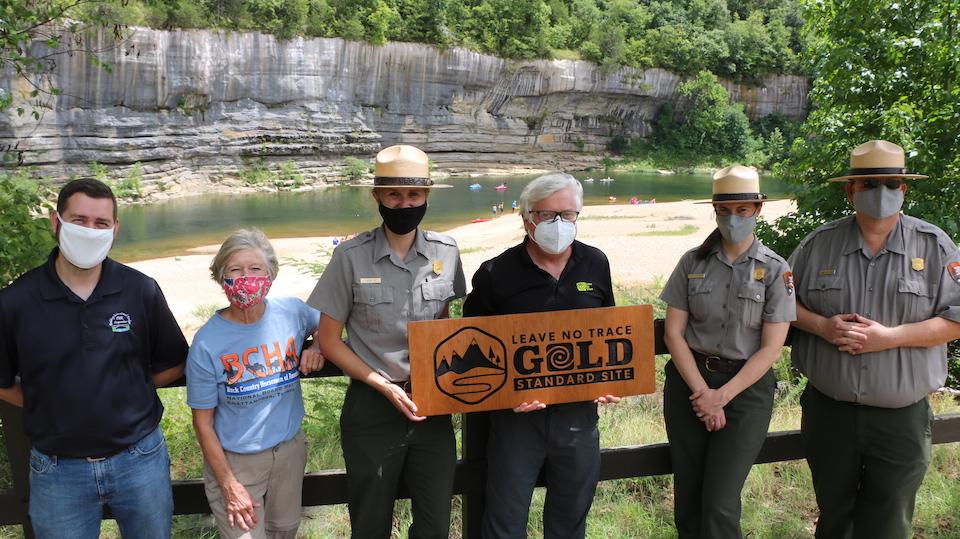 Buffalo National River has been recognized as a Gold Medal site for "Leave No Trace" practices/NPS