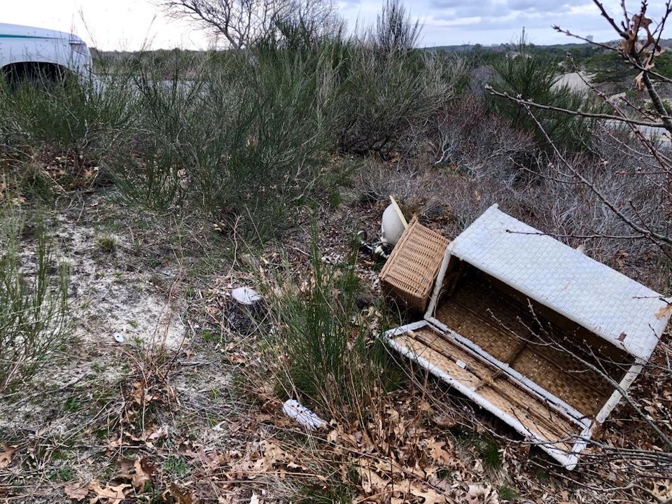 Visitors to Cape Cod National Seashore during the coronavirus pandemic have been dumping garbage there/NPS