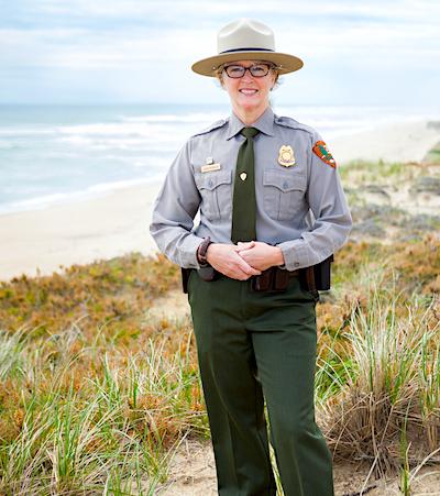 Chief Ranger Leslie Reynolds at Cape Cod National Seashore/NPS
