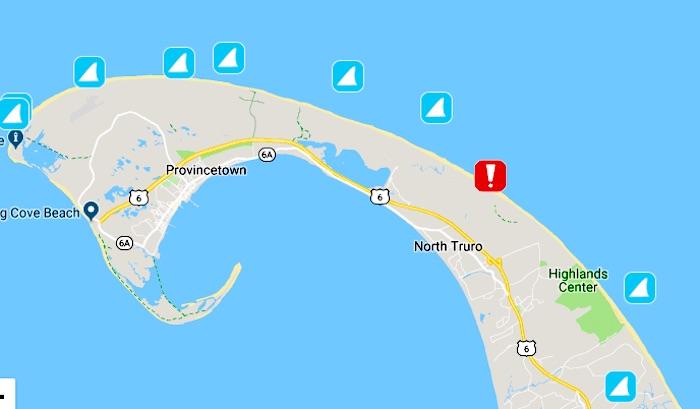 Shark sighting at Cape Cod National Seashore/August 18, 2018 Sharktivity