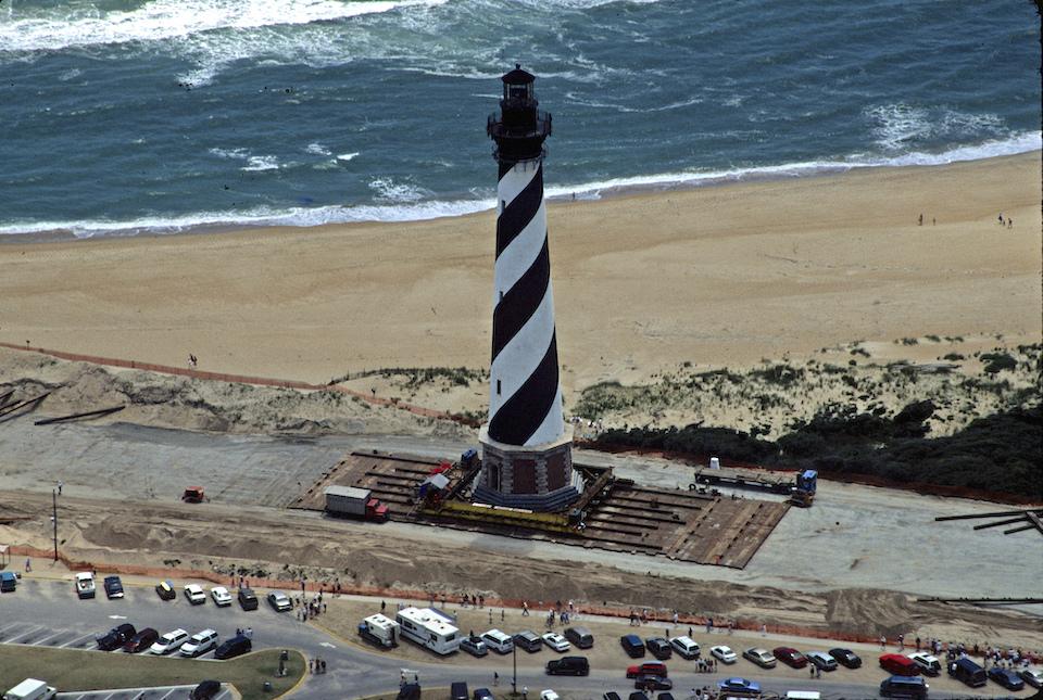 This year marks the 20th anniversary of the relocation of the Cape Hatteras Lighthouse/NPS file