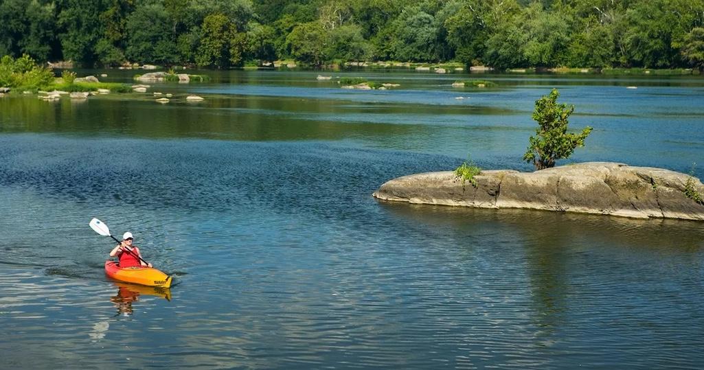 The John Smith Chesapeake National Historic Trail ties into many other recreational spots, such as Riverbend State Park in Virginia/NPS file