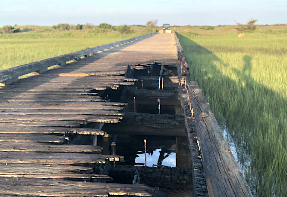 Federal investigators were being called in to determine how a fire started at an old Coast Guard dock at Cape Lookout National Seashore/NPS
