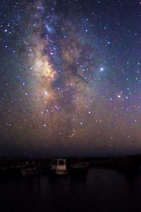 A view of the Milky Way above Cape Lookout National Seashore's Harkers Island Visitor Center/Bob Decker