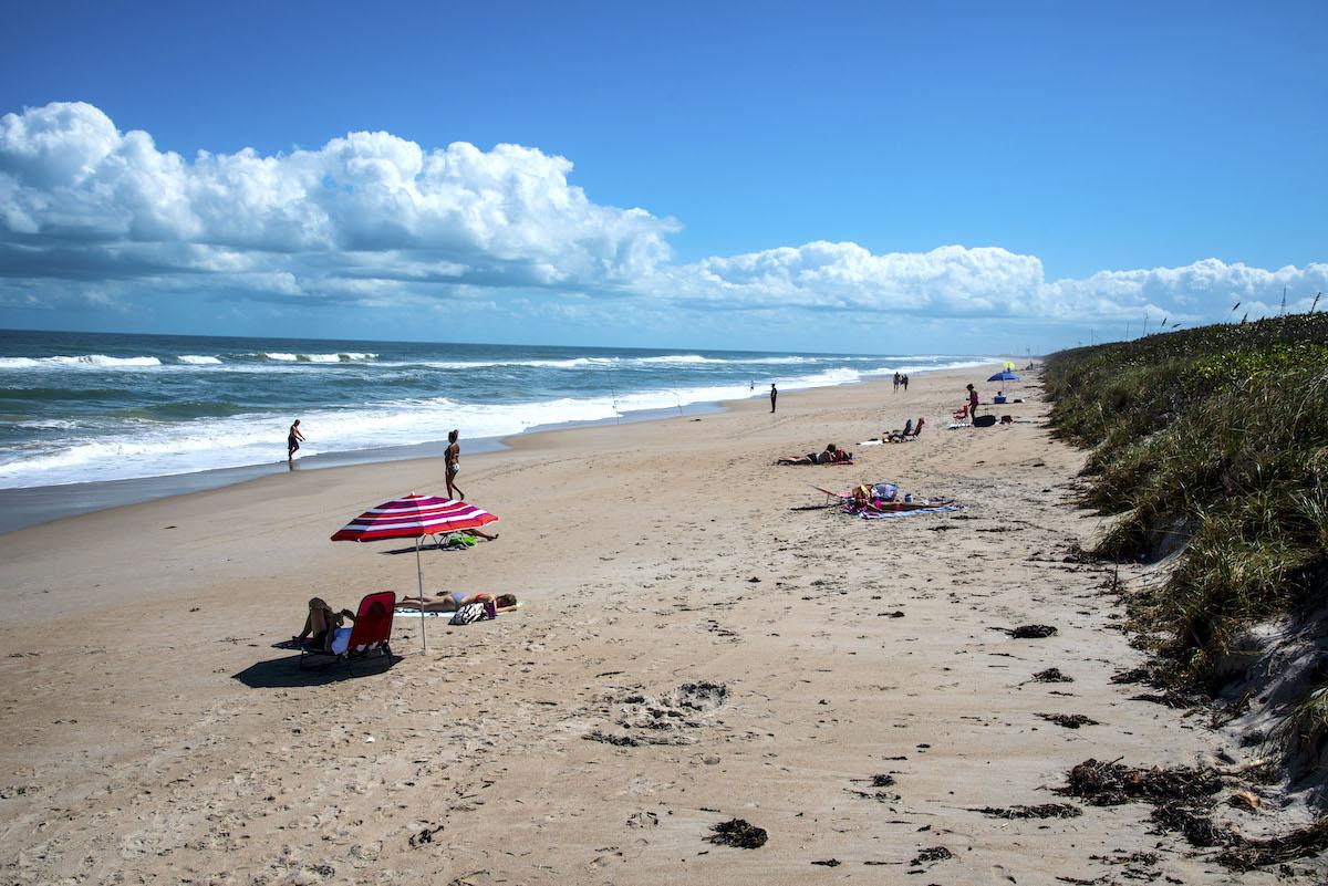 The fall and winter months bring much less traffic to the national seashore.