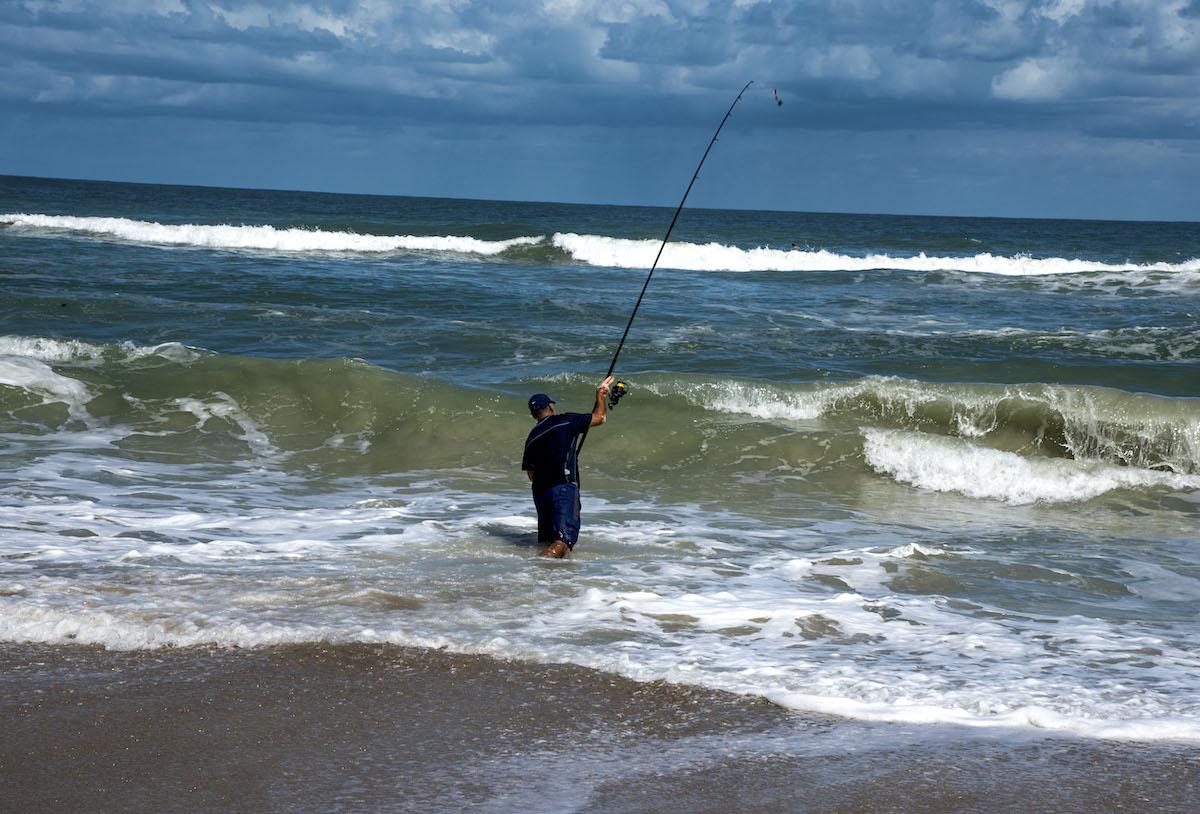 Surf fishing is one of the popular pastimes at Canaveral National Seashore/NPS