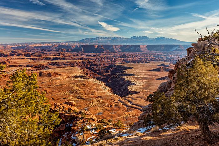 Another wide-angle view of Buck Canyon Overlook, Canyonlands National Park / Rebecca Latson