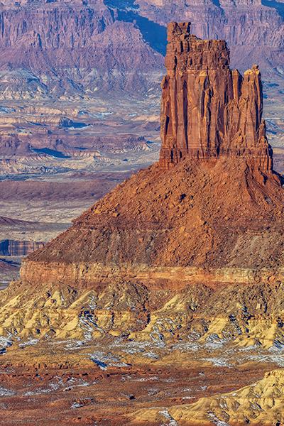 Canyonlands uplift and the result of erosional forces, Canyonlands National Park / Rebecca Latson