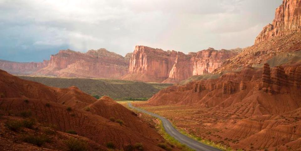 The Scenic Drive through Capitol Reef National Park will close to the public on April 6/NPS file