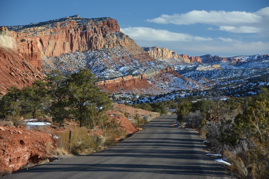 Scenic Drive through Capitol Reef National Park will be closed through the summer for construction/NPS filke