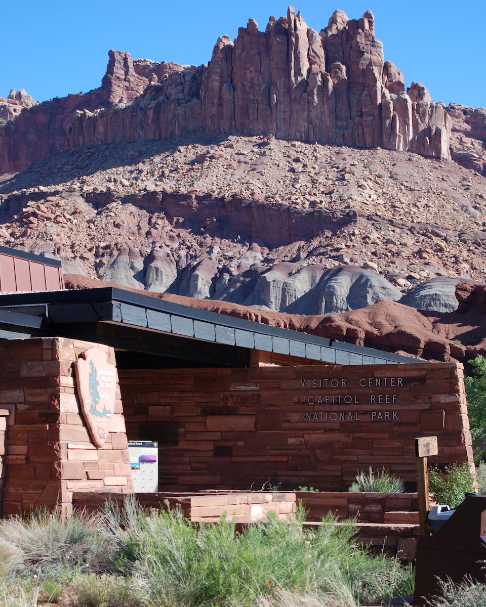 The visitor center at Capitol Reef National Park will undergo renovations during the next 7-9 months/Kurt Repanshek file