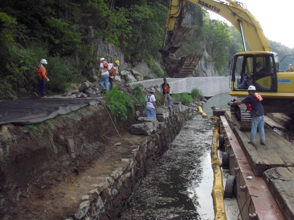 Repairs to the towpath along the Chesapeake & Ohio Canal/NPS